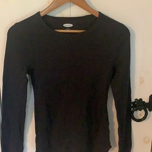 Old Navy Black Long Sleeve Tee